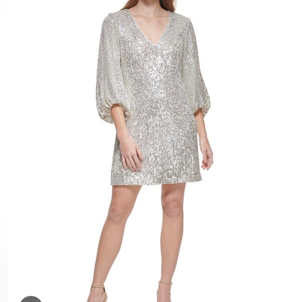 Gold Sequin dress size 14P